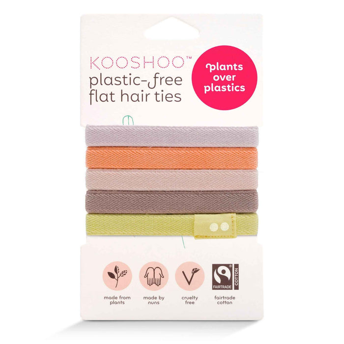 Kooshoo Plastic-Free Hair Ties - Bright Spark