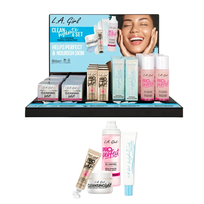 L.A. Girl – Clean, Hydrate & Set Display