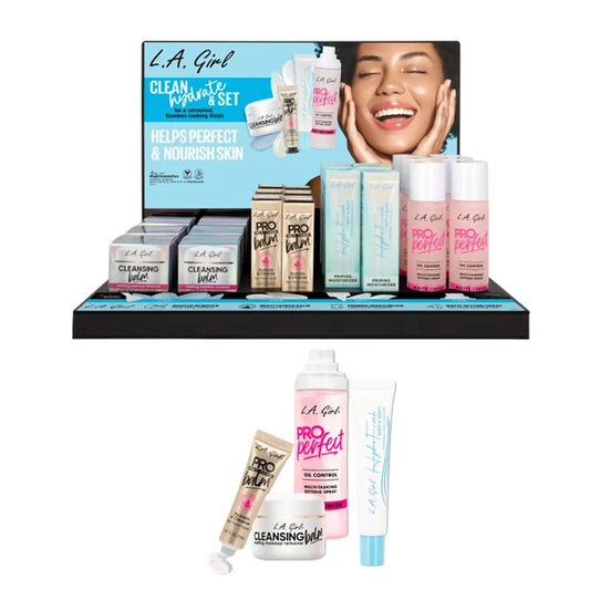 L.A. Girl – Clean, Hydrate & Set Display