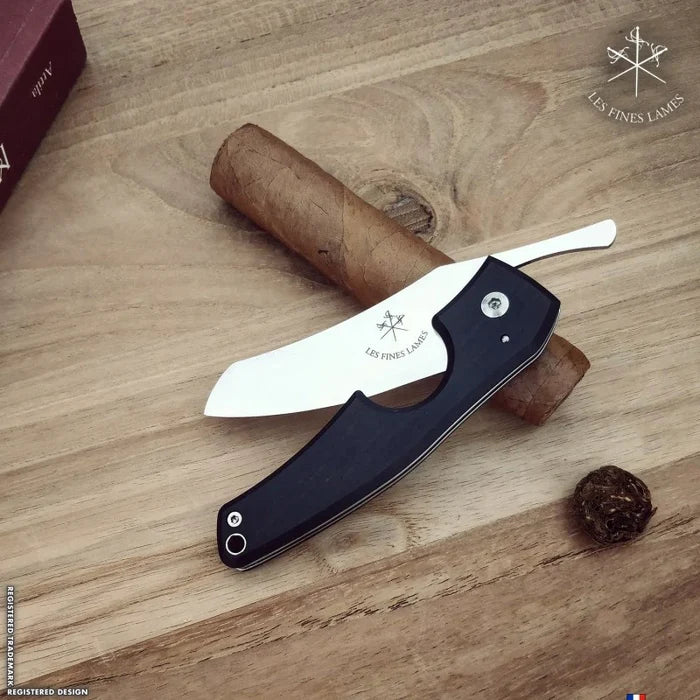 Les Fines Lames Cigar Cutter Le Petit Ebony - CC0201002