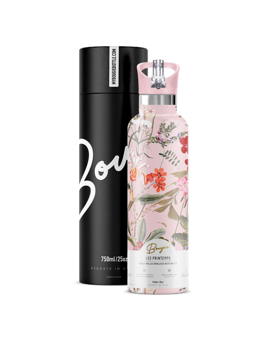 LES PRITEMPS  Spring Floral | 25 oz Insulated Water Bottle