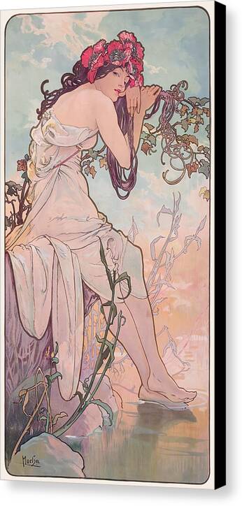 Les Saisons - Ete - Canvas Print