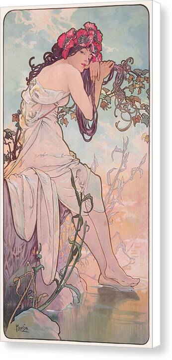 Les Saisons - Ete - Canvas Print