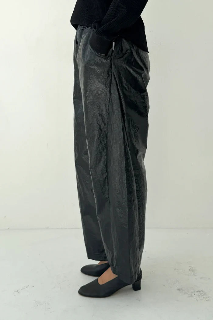 Liquid Nylon Arc Pants in Lacquer Black