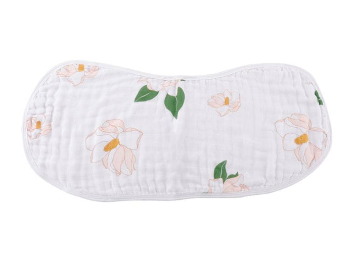 Little Hometown 2-in-1 Burp Cloth & Bib: Southern Magnolia