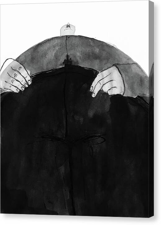 Looming Figure - Canvas Print