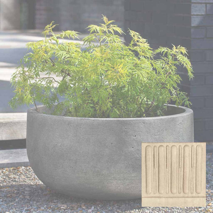 28" W x 14.5" H / French Limestone