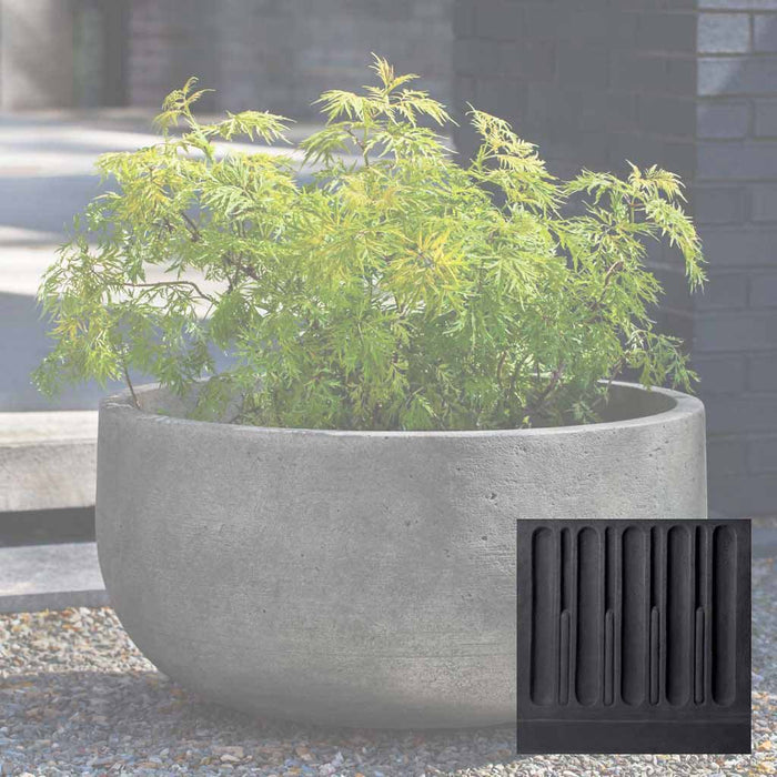 28" W x 14.5" H / Nero Nuovo
