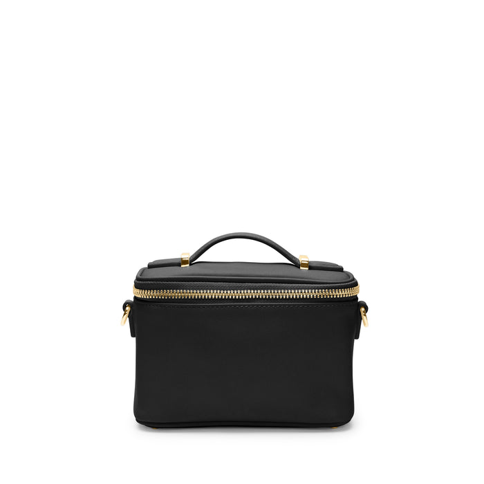 Maddie Micro Train Case Crossbody Black Onyx