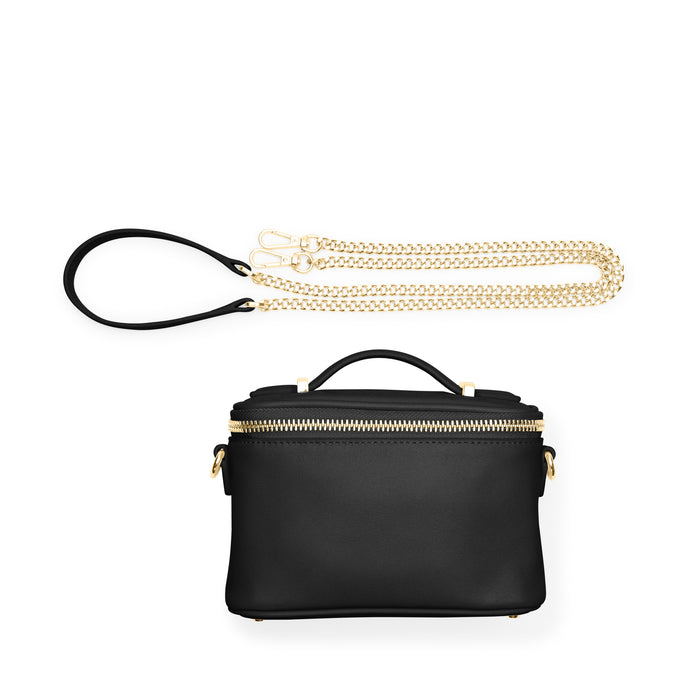 Maddie Micro Train Case Crossbody Black Onyx