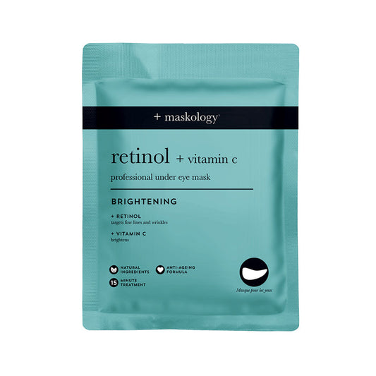 Maskology Retinol + Vitamin C Professional Under Eye Mask - 22ml