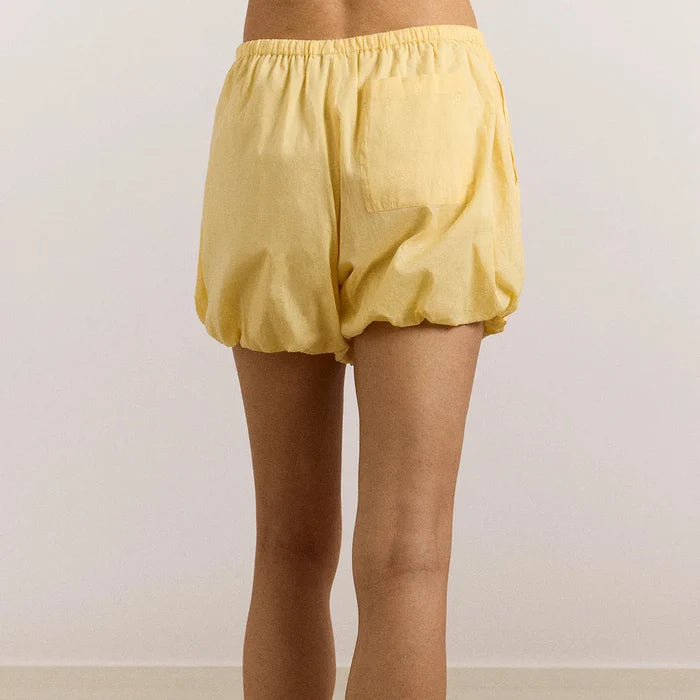 Maura Lace Trim Short in Butter