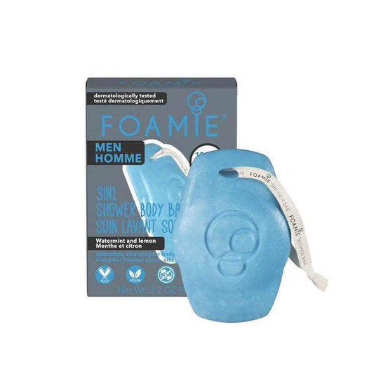 Mens 3-in-1 Shower Bar - Watermint & Lemon by FOAMIE &Keep