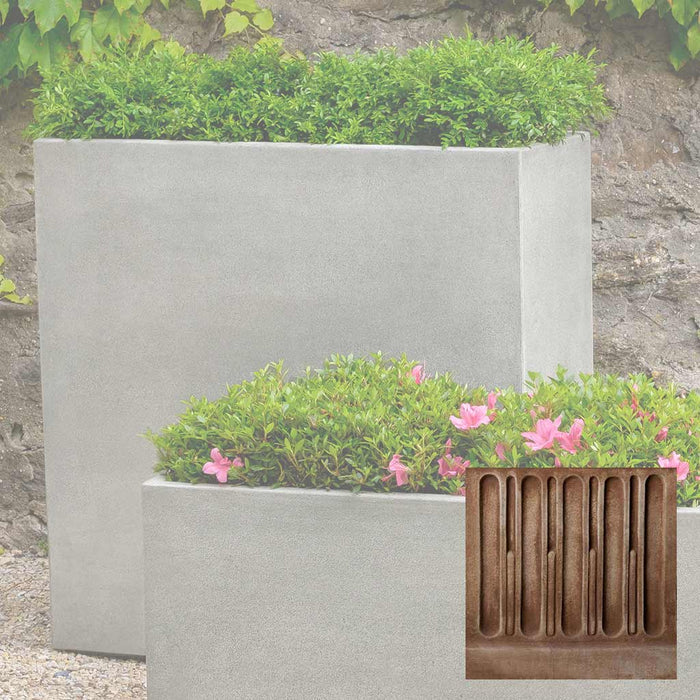31.5" L x 11.75" W x 31.5" H / Brownstone