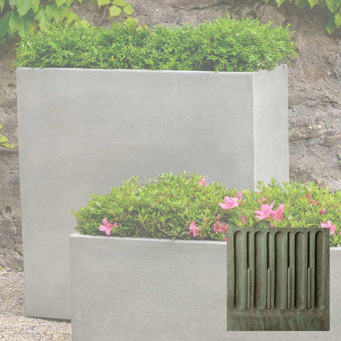 31.5" L x 11.75" W x 31.5" H / Copper Bronze