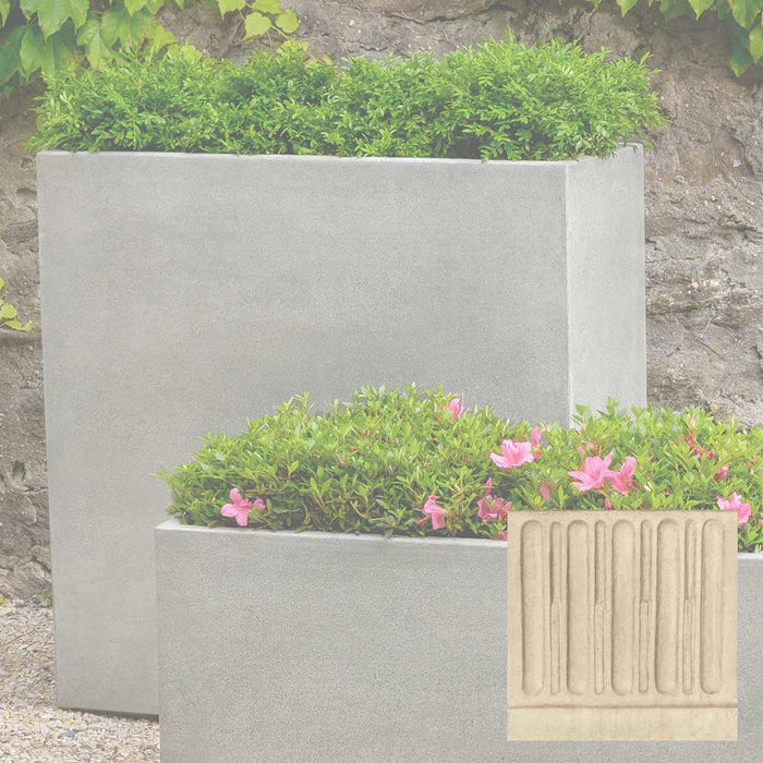 31.5" L x 11.75" W x 31.5" H / French Limestone