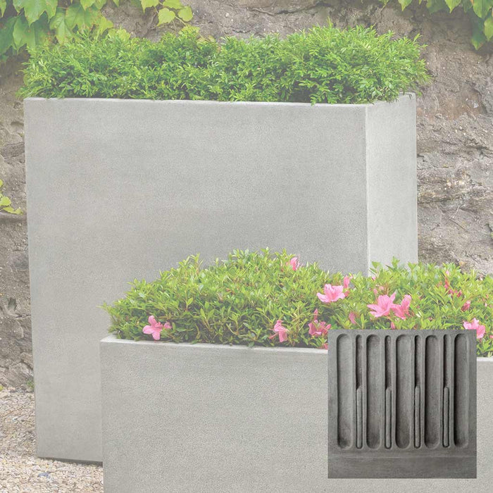 31.5" L x 11.75" W x 31.5" H / Greystone