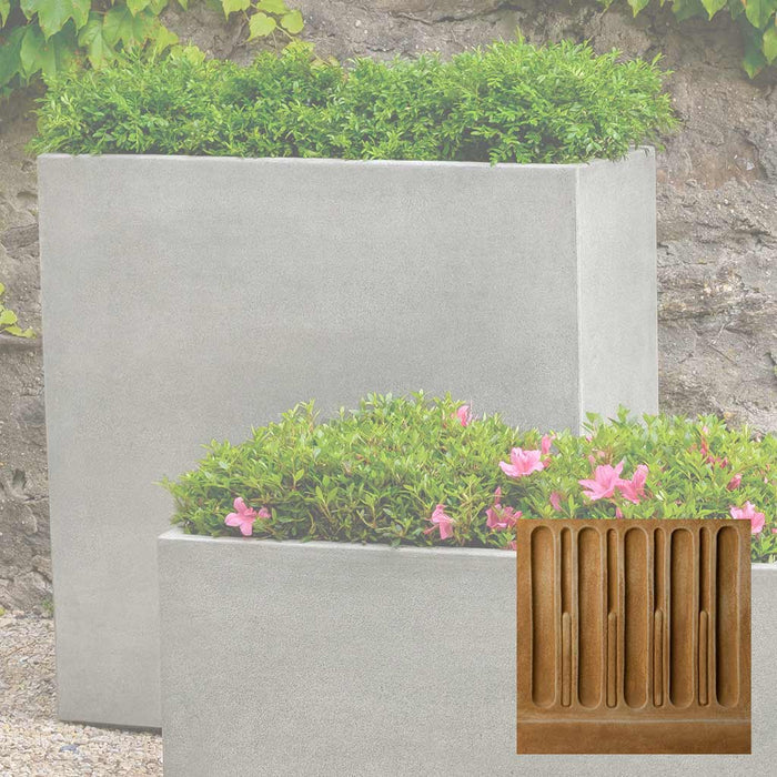 31.5" L x 11.75" W x 31.5" H / Travertine