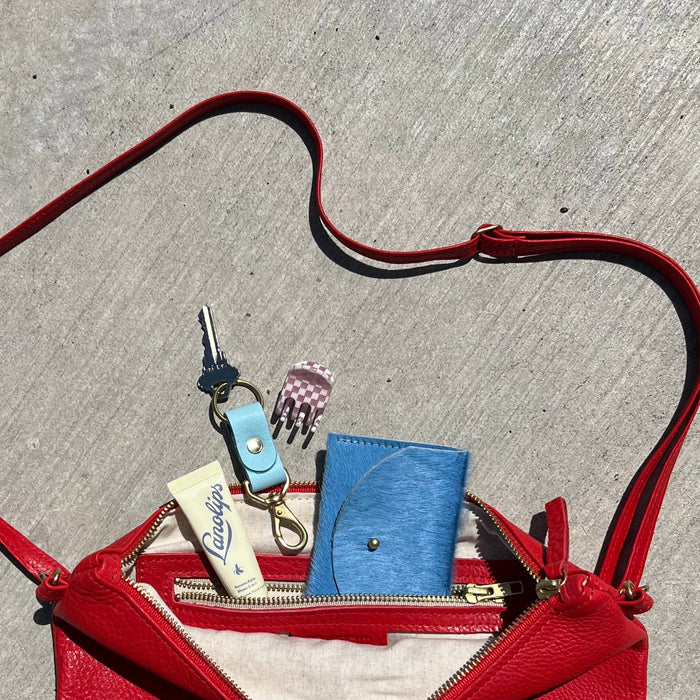 Mini Hobo in Tomato Leather