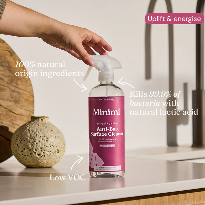 Miniml Anti-Bac Surface Cleaner Uplifting Pink Grapefruit 750ml