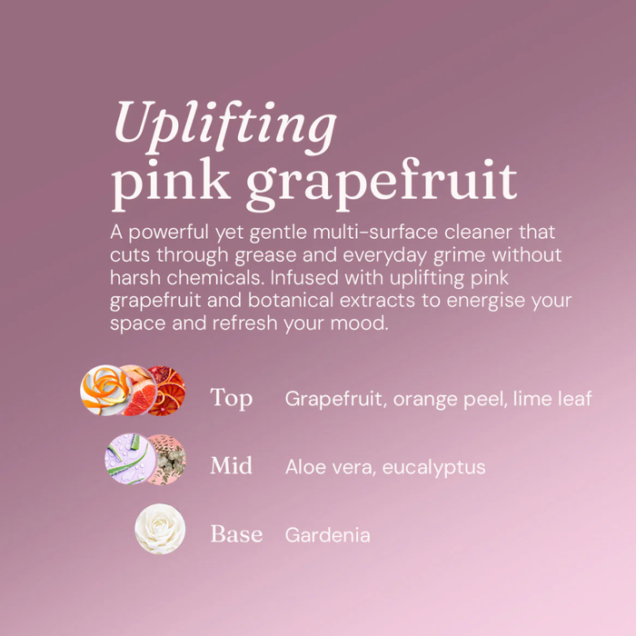 Miniml Anti-Bac Surface Cleaner Uplifting Pink Grapefruit 750ml