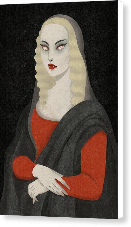 Mona la Vampira - Canvas Print