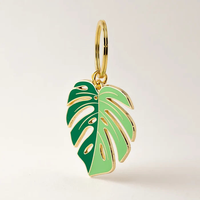 Monstera Deliciosa Keychain / Bag Charm