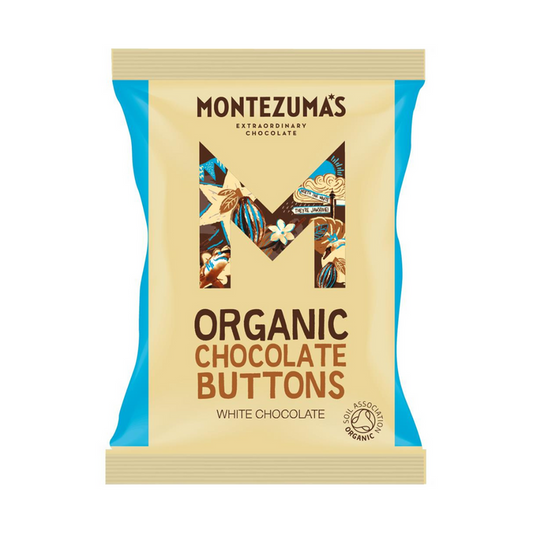 Montezuma's Organic White Chocolate Buttons 120g