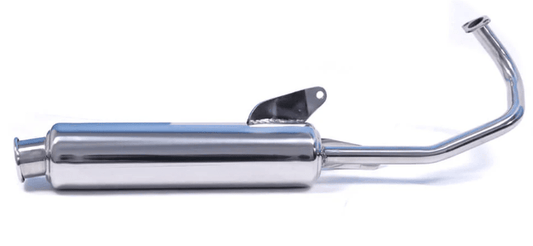 Moto 50 Chrome Racing exhaust - ScooterSwapShop