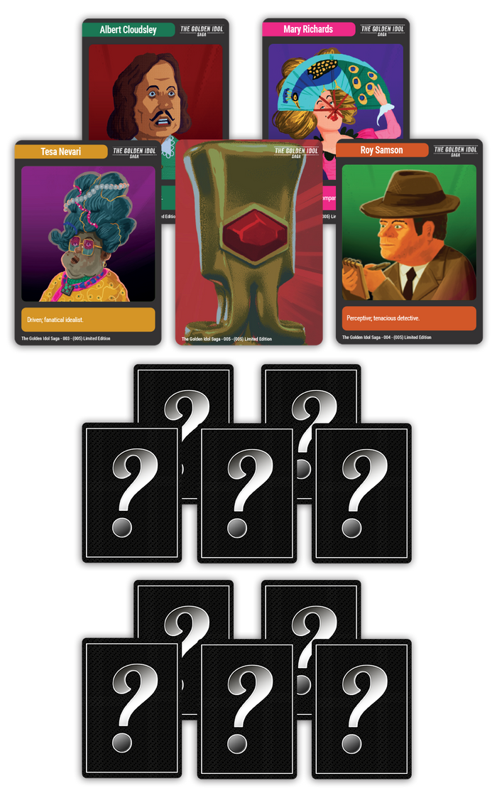 MTC#49: The Golden Idol Saga, Game #162, Game #163 - Trading Card Bundle