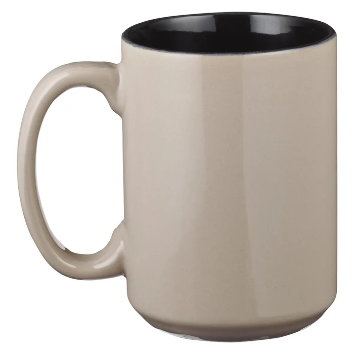 Mug Brown/Black A Man's Heart Prov. 16:9