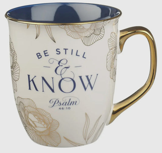 Mug Navy Be Still Ps. 46:10