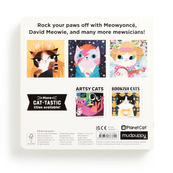 Music Cats Board Book