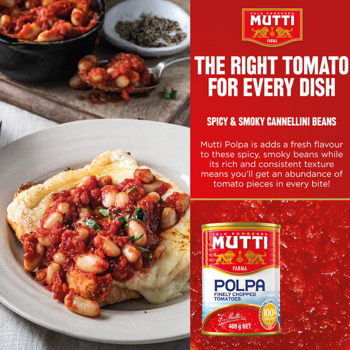 Mutti Finely Chopped Tomatoes Multipack 4 x 400g