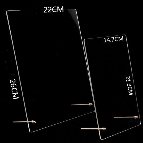 Nail art display stand - Clear Perspex
