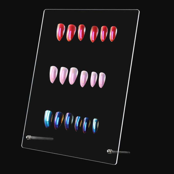 Nail art display stand - Clear Perspex