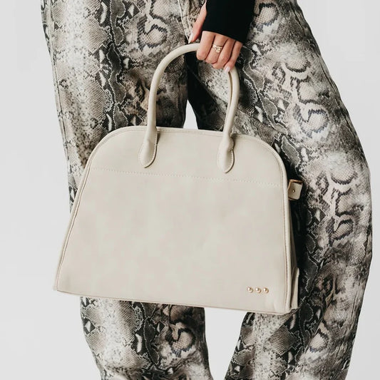 Nirvana Nubuck Tote - Oat