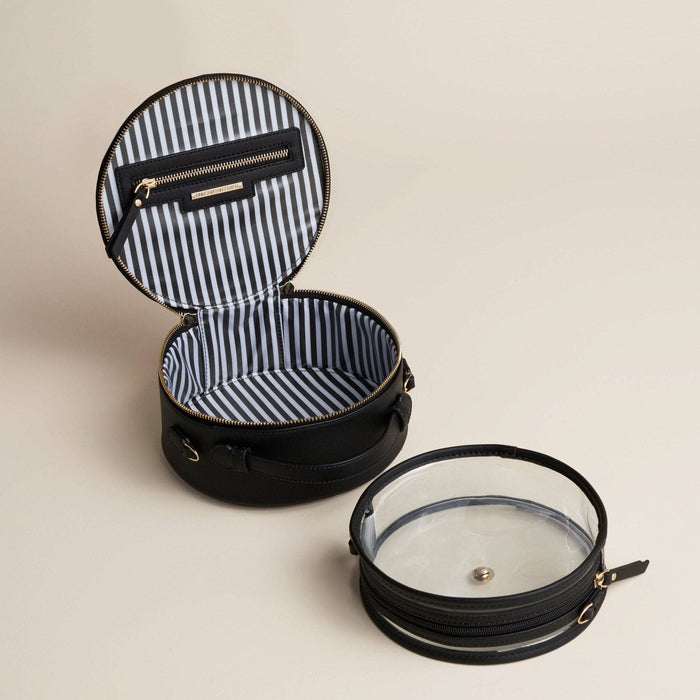 Nomad Round Travel Case-Ecru Cream