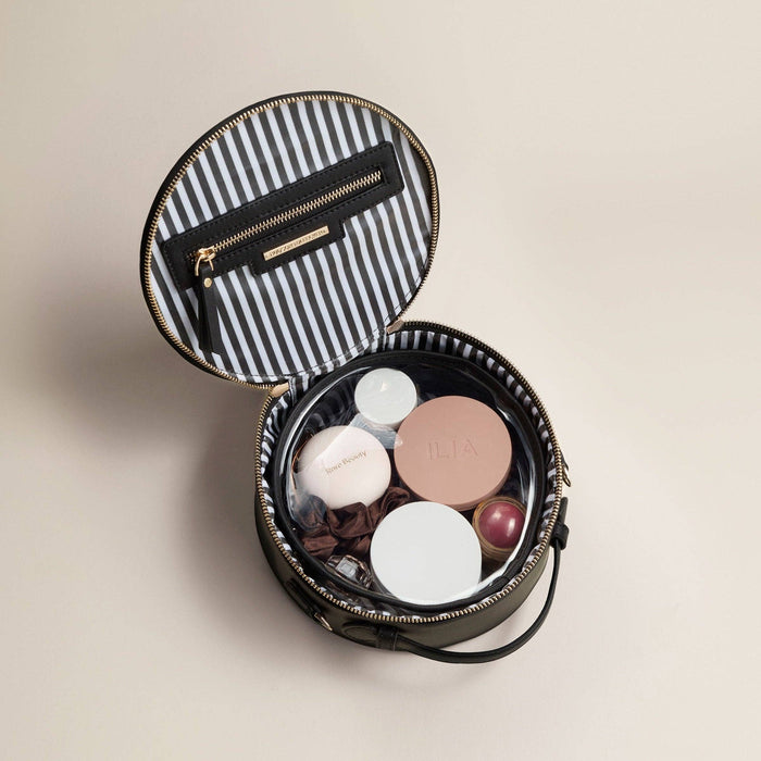 Nomad Round Travel Case-Ecru Cream