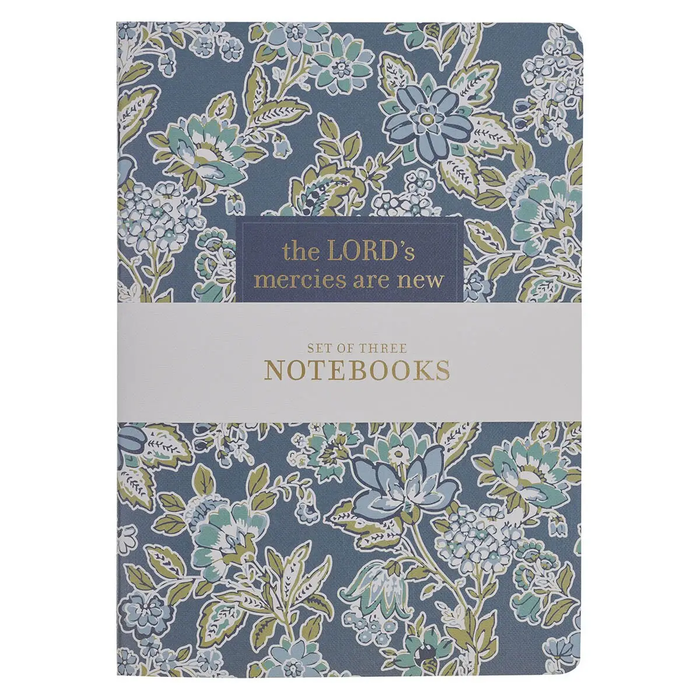 Notebook Set 3pc Lg New Mercies Lam. 3:22-23