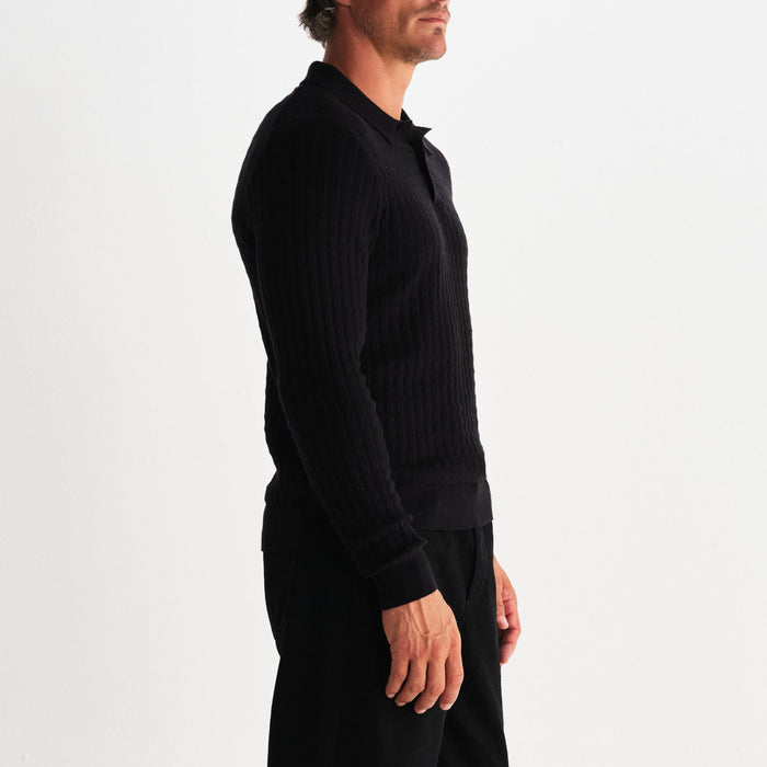 Oban Polo in Black