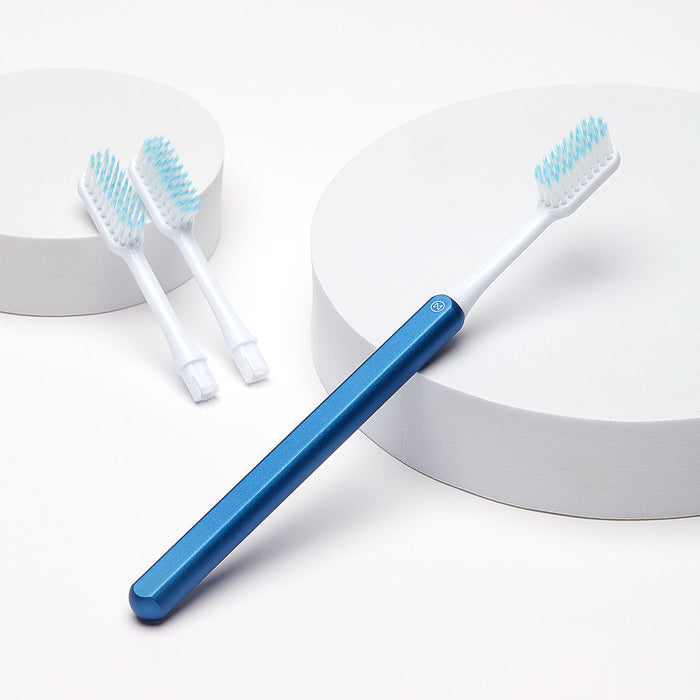 Ocean Blue Toothbrush + 2 brush heads