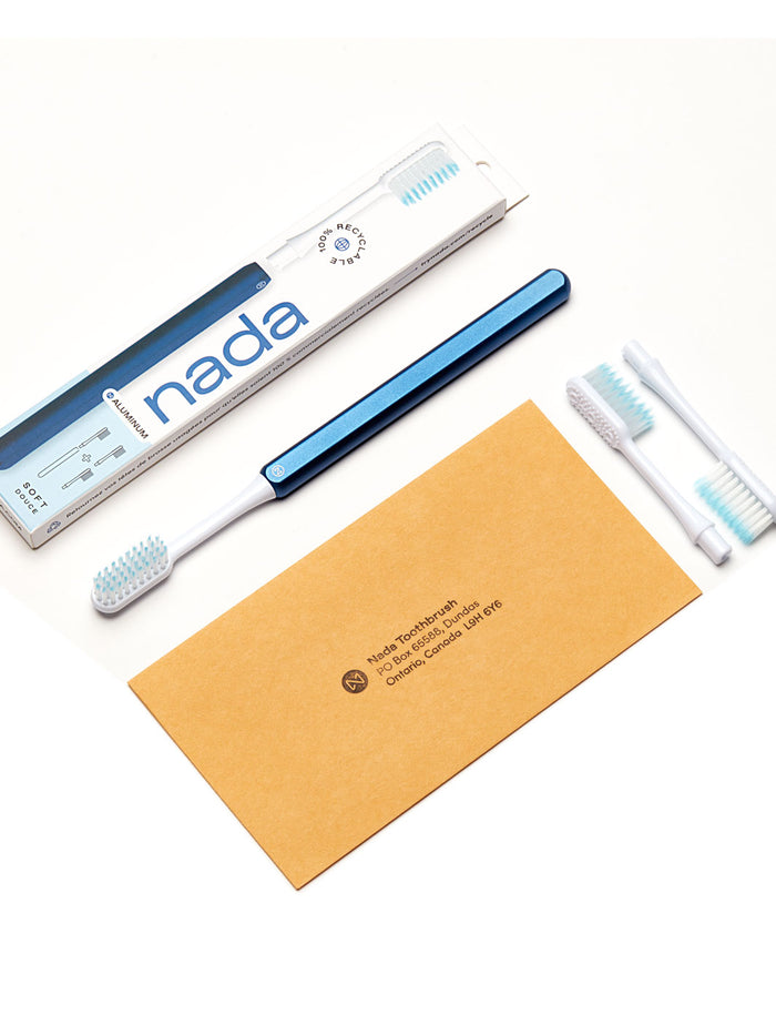 Ocean Blue Toothbrush + 2 brush heads