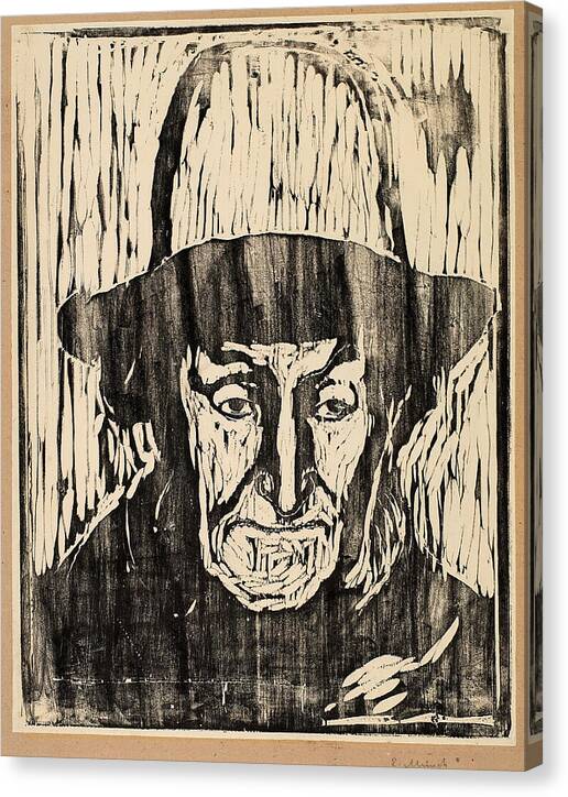Old Fisherman - Canvas Print