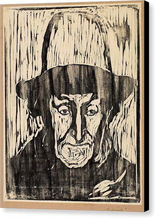 Old Fisherman - Canvas Print