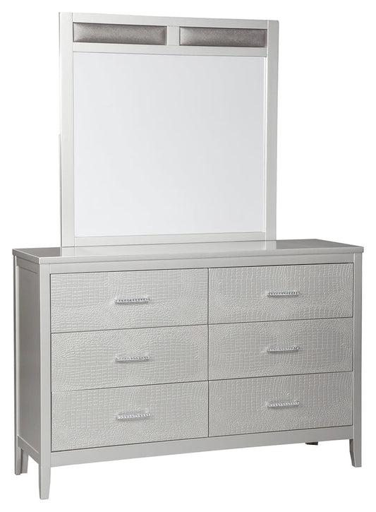 Olivet B560-36 Silver Bedroom Mirror