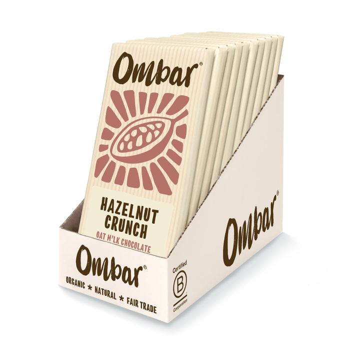 Ombar Hazelnut Crunch Oat M'lk Chocolate 70g