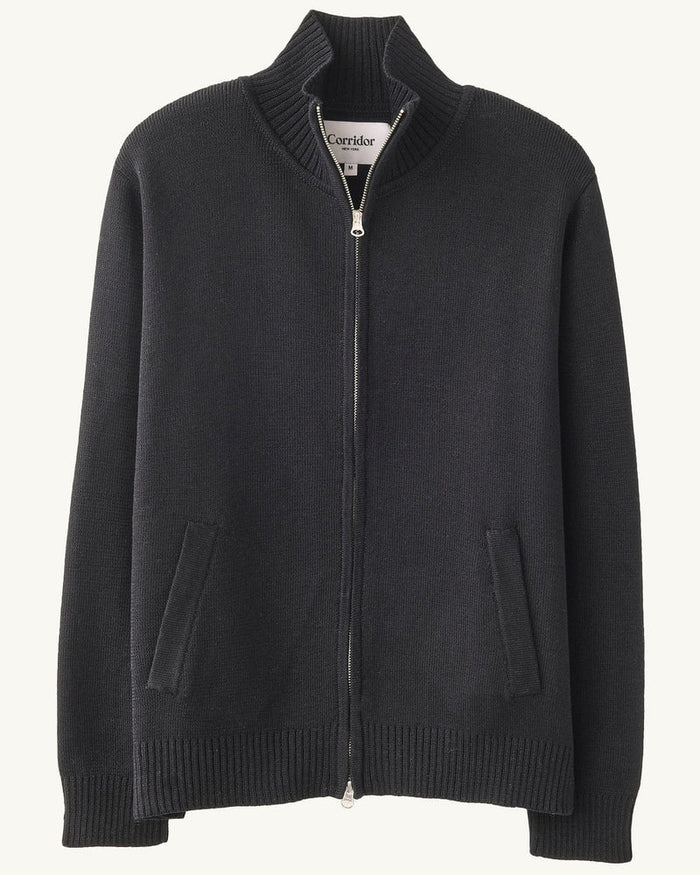 Organic Zip  Cardigan