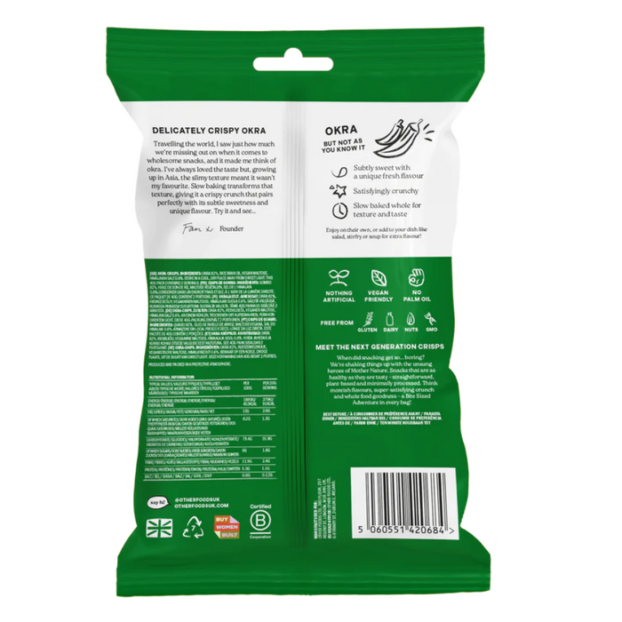 Other Foods Ladies Fingers Okra Chips 40g