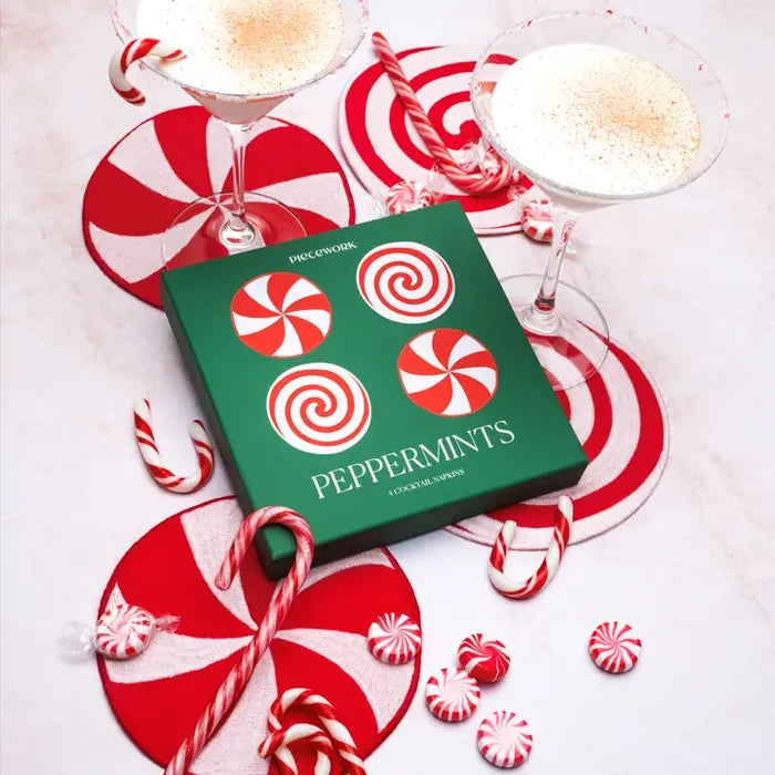 Peppermint Cocktail Napkins
